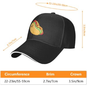 Personalized Custom Baseball Cap Customize Your Own Design Text, Photos, Image Logo Adjustable Hat Unisex (Black)