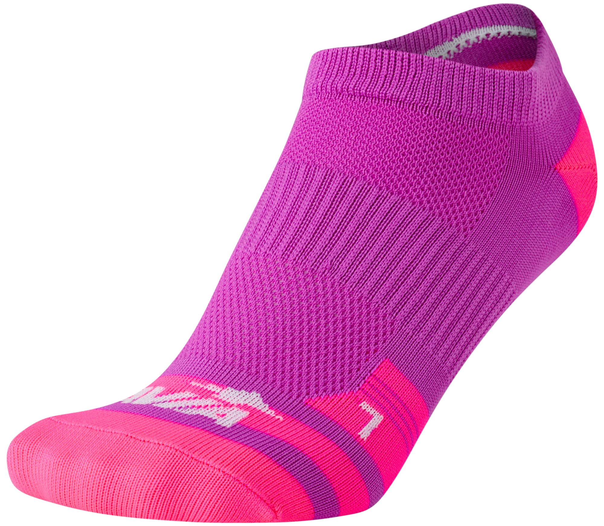 Avia Women's Low Cut Socks - 6 Pack Performance Cushion Comfort No Show Socks - Breathable Athletic Socks for Women (4-9), Size 4-9, Purple/Grey