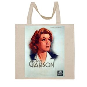 fc carino greer garson - a nice graphic cotton canvas tote bag fca #fcag304885