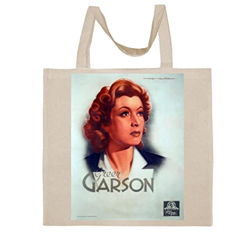 FC Carino Greer Garson - A Nice Graphic Cotton Canvas Tote Bag FCA #FCAG304885