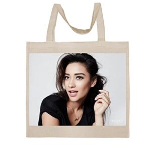 fc carino shay mitchell - a nice graphic cotton canvas tote bag fca #fcag763860