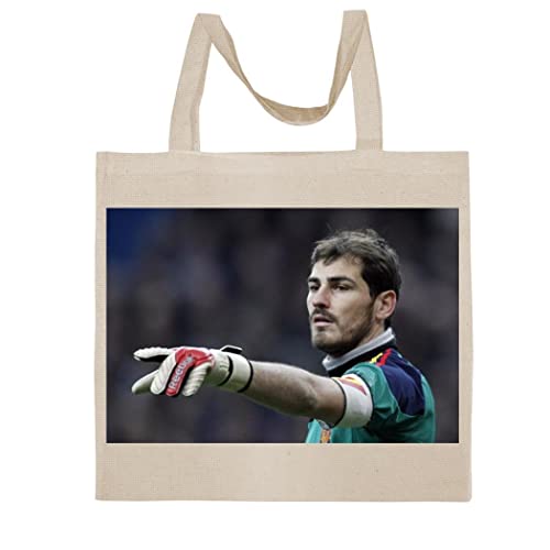 FC Carino Iker Casillas - A Nice Graphic Cotton Canvas Tote Bag FCA #FCAG332938