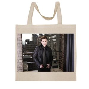 fc carino peter facinelli - a nice graphic cotton canvas tote bag fca #fcag527239