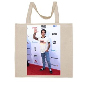 fc carino tyler posey - a nice graphic cotton canvas tote bag fca #fcag2393452