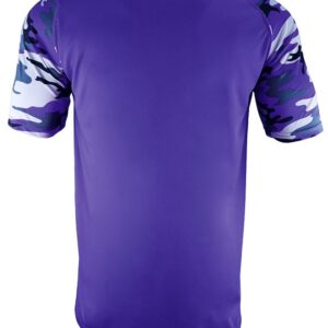 Epic Adult Cool Performance Camo Sleeve Tee Shirt (13- Colors Avaliable) Purple M