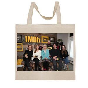 taissa farmiga - a nice graphic cotton canvas tote bag fca #fcag1216319