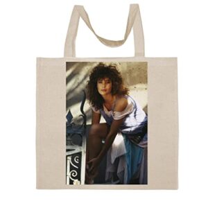 fc carino kelly lebrock - a nice graphic cotton canvas tote bag fca #fcag678151