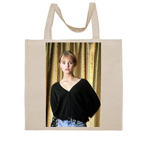 FC Carino Vanessa Paradis - A Nice Graphic Cotton Canvas Tote Bag FCA #FCAG438627