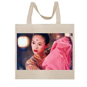 ziyi zhang - a nice graphic cotton canvas tote bag fca #fcag73148