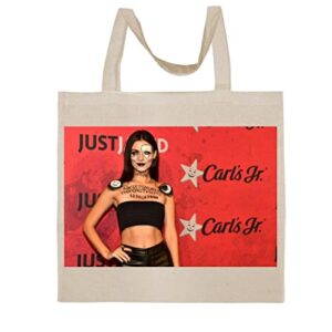 fc carino victoria justice - a nice graphic cotton canvas tote bag fca #fcag2372201