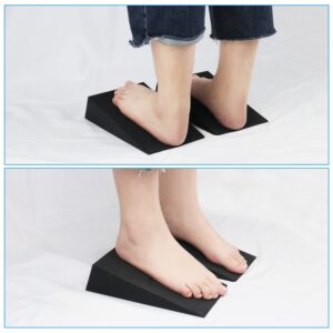 Linhoo Foam Wedge Slant Board - 2 Pcs Calf Stretcher for Yoga, Squats and Physical Therapy