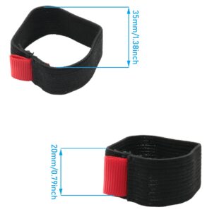 Fishing Spool Belt WHYHKJ 4pcs Nylon Elastic Fishing Spool Belt Reel Protection Belt Band Fishing Reel Accessories M Size Outdoor Fishing Equipment Tools