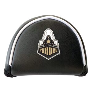 team golf ncaa purdue putter cover - mallet (color) - printed team golf ncaa putter cover - mallet printed, fits most mallet putters, easily slips on and secures with velcro closure