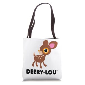 deery-lou character front and back tote bag