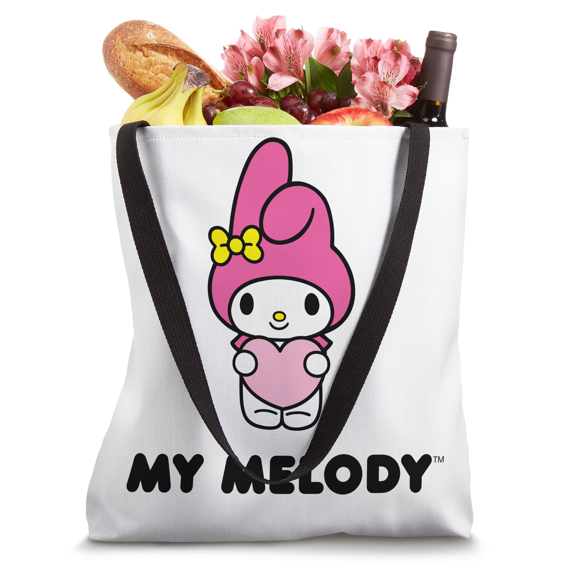 My Melody Character Front and Back Tote Bag