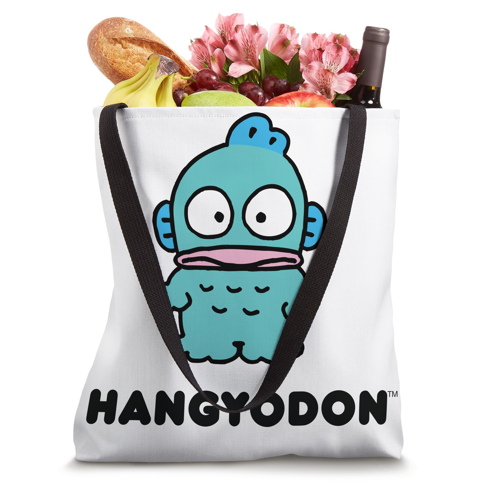 Hangyodon Character Front and Back Tote Bag