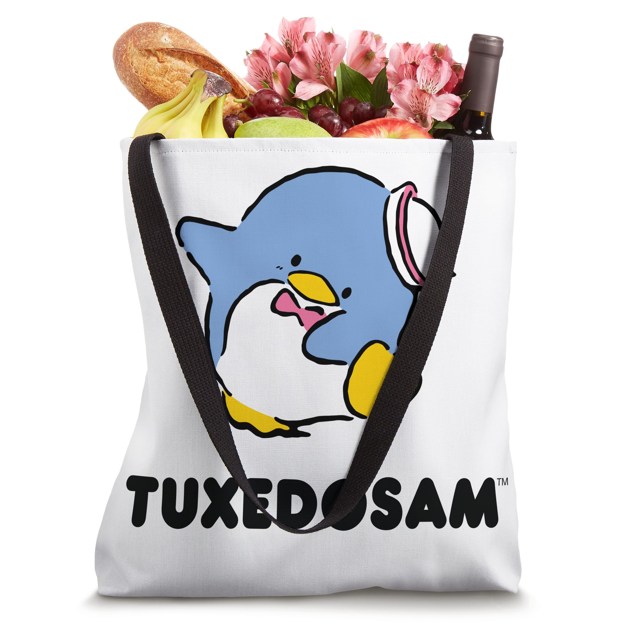 Tuxedosam Character Front and Back Tote Bag