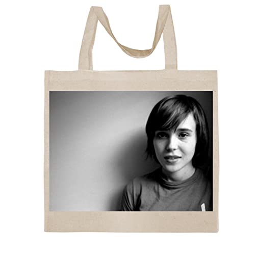 FC Carino Ellen Page - A Nice Graphic Cotton Canvas Tote Bag FCA #FCAG638412