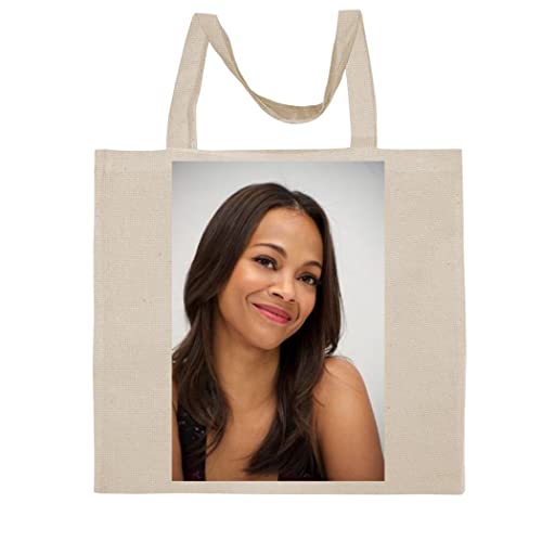 FC Carino Zoe Saldana - A Nice Graphic Cotton Canvas Tote Bag FCA #FCAG584379