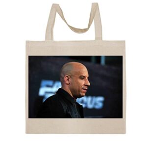 fc carino vin diesel - a nice graphic cotton canvas tote bag fca #fcag1129981