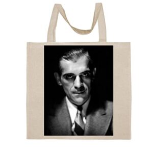 fc carino boris karloff - a nice graphic cotton canvas tote bag fca #fcag301413