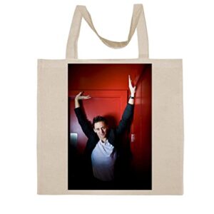 fc carino tom hiddleston - a nice graphic cotton canvas tote bag fca #fcag525564