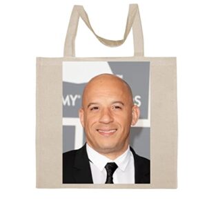 fc carino vin diesel - a nice graphic cotton canvas tote bag fca #fcag1129959