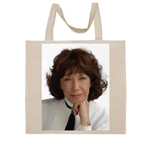 fc carino lily tomlin - a nice graphic cotton canvas tote bag fca #fcag336922