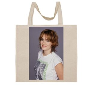 FC Carino Winona Ryder - A Nice Graphic Cotton Canvas Tote Bag FCA #FCAG419033