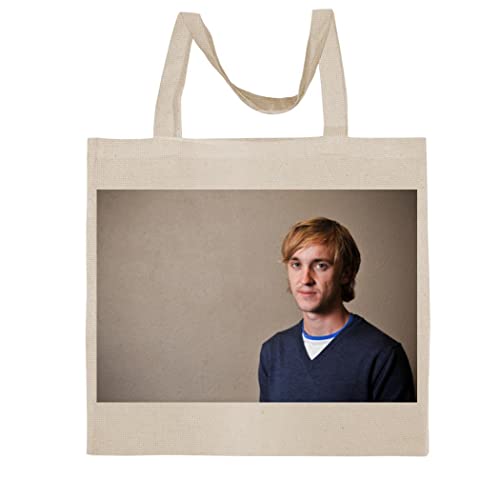 Tom Felton - A Nice Graphic Cotton Canvas Tote Bag FCA #FCAG537639