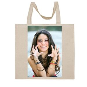 fc carino vanessa anne hudgens - a nice graphic cotton canvas tote bag fca #fcag412740