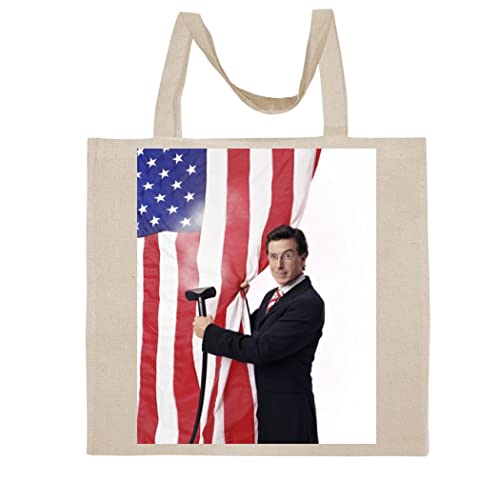 FC Carino Stephen Colbert - A Nice Graphic Cotton Canvas Tote Bag FCA #FCAG317499