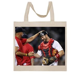 fc carino jason varitek - a nice graphic cotton canvas tote bag fca #fcag633135