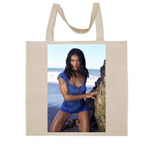 FC Carino Nia Peeples - A Nice Graphic Cotton Canvas Tote Bag FCA #FCAG431058