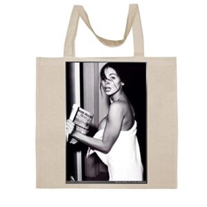 moran atias - a nice graphic cotton canvas tote bag fca #fcag20114