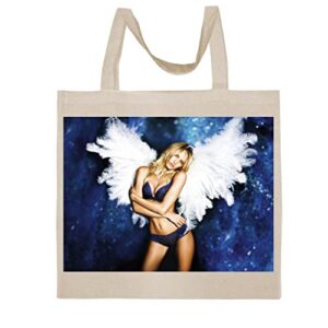 fc carino candice swanepoel - a nice graphic cotton canvas tote bag fca #fcag492836