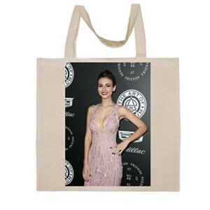 fc carino victoria justice - a nice graphic cotton canvas tote bag fca #fcag1269490