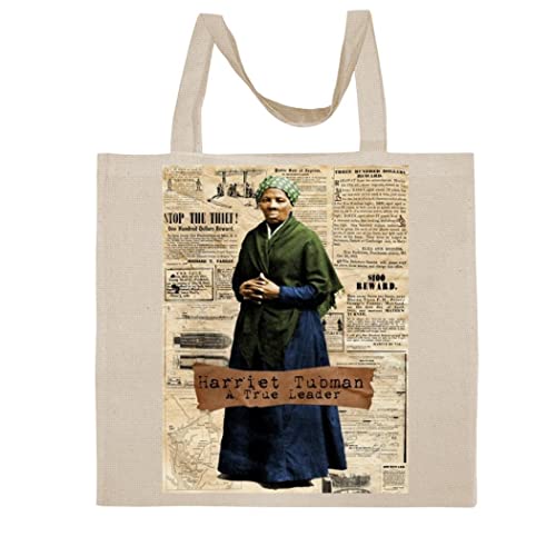 FC Carino Harriet Tubman - A Nice Graphic Cotton Canvas Tote Bag FCA #FCAG634861