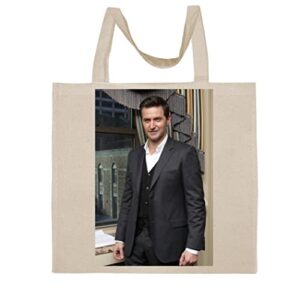 FC Carino Richard Armitage - A Nice Graphic Cotton Canvas Tote Bag FCA #FCAG668352