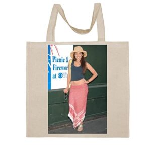 FC Carino Kari Wuhrer - A Nice Graphic Cotton Canvas Tote Bag FCA #FCAG129973