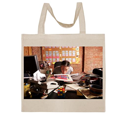 FC Carino Jon Stewart - A Nice Graphic Cotton Canvas Tote Bag FCA #FCAG537943