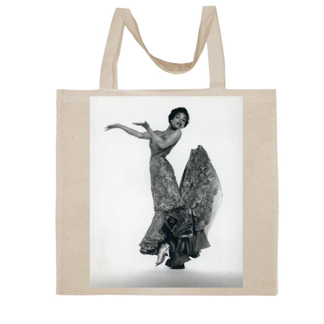 FC Carino Eartha Kitt - A Nice Graphic Cotton Canvas Tote Bag FCA #FCAG522049