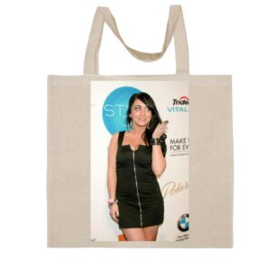 fc carino angelina pivarnick - a nice graphic cotton canvas tote bag fca #fcag731851