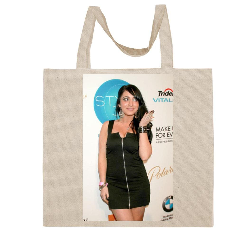 FC Carino Angelina Pivarnick - A Nice Graphic Cotton Canvas Tote Bag FCA #FCAG731851