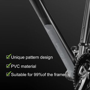 kingsea Mountain Bike Frame Protector,3M MTB Bicycle Down Tube Frame Guard for Mountain Bike Road Bike from Collision and Scratch(Snake Grey)