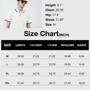 ZITY Mens Polo Shirt Short Sleeve Sports Golf Tennis Shirts for Men Summer Collared Casual Shirt