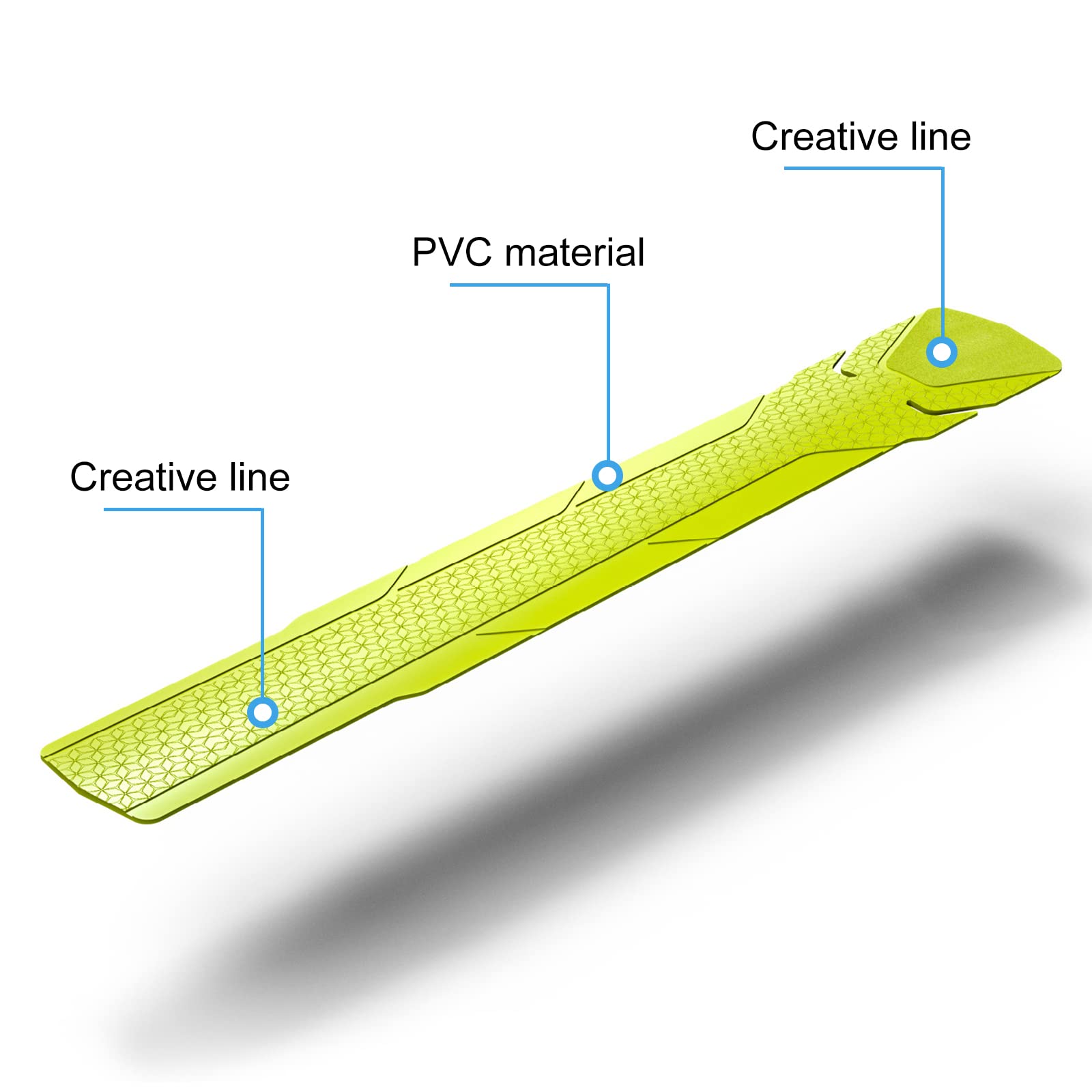 kingsea Mountain Bike Frame Protector,3M MTB Bicycle Down Tube Frame Guard for Mountain Bike Road Bike from Collision and Scratch(Rhombus Yellow)