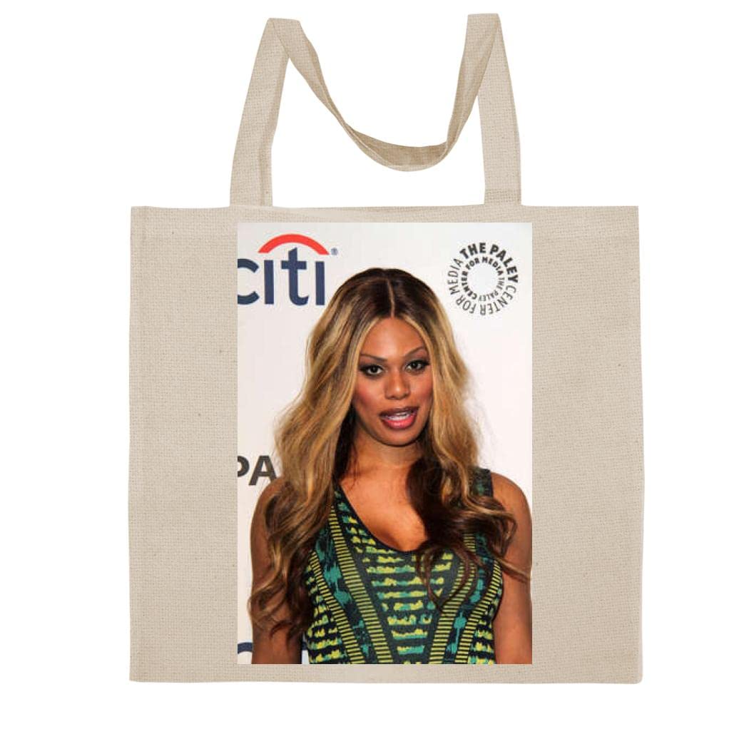 FC Carino Laverne Cox - A Nice Graphic Cotton Canvas Tote Bag FCA #FCAG739658