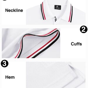 ZITY Mens Polo Shirt Short Sleeve Sports Golf Tennis Shirts for Men Summer Collared Casual Shirt