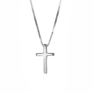 vqgrixzce s925 sterling silver small dainty cross pendent necklace for women jewelry